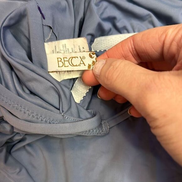 Becca Color Splash Off-The-Shoulder Swimsuit - Picture 9 of 11